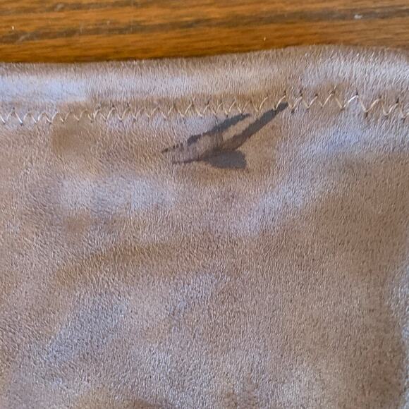 NWOT Forever Life-30 Taupe Suede Pull On-Chunky Heel High Boots - SIZE 8 - Picture 10 of 10